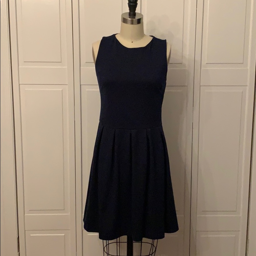 Great fitting Navy sleeveless Dress